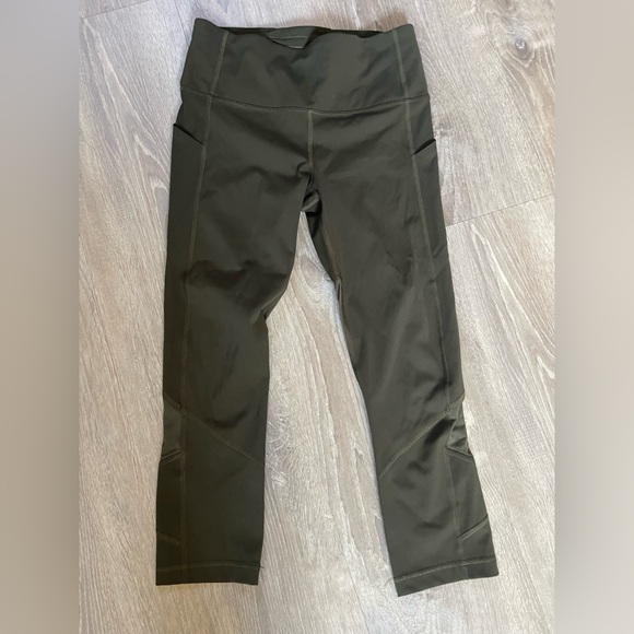 lululemon athletica Pants - Lululemon size 6  Olive Green Pants like new